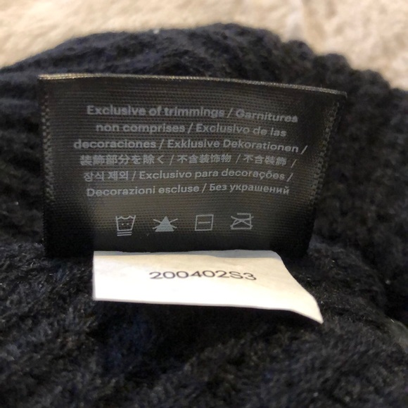 HERSCHEL JUNEAU ACRYLIC HAT BLACK - Picture 6 of 6